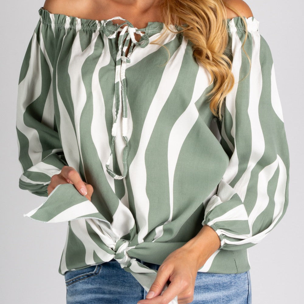 Abby - Blouse met open schouders